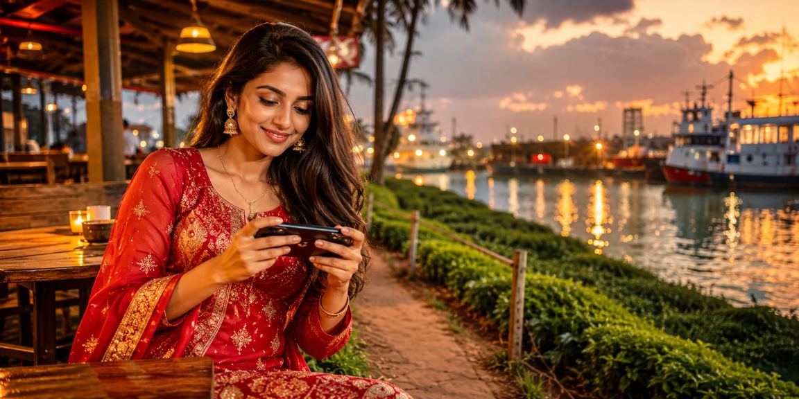 নারায়ণগঞ্জের চা বাগানে মোবাইলে ক্যাসিনো খেলছেন ব্যবহারকারী